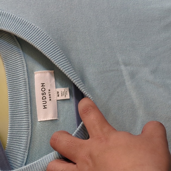 Hudson North Medium Light Blue Light Sweater - Picture 3 of 3